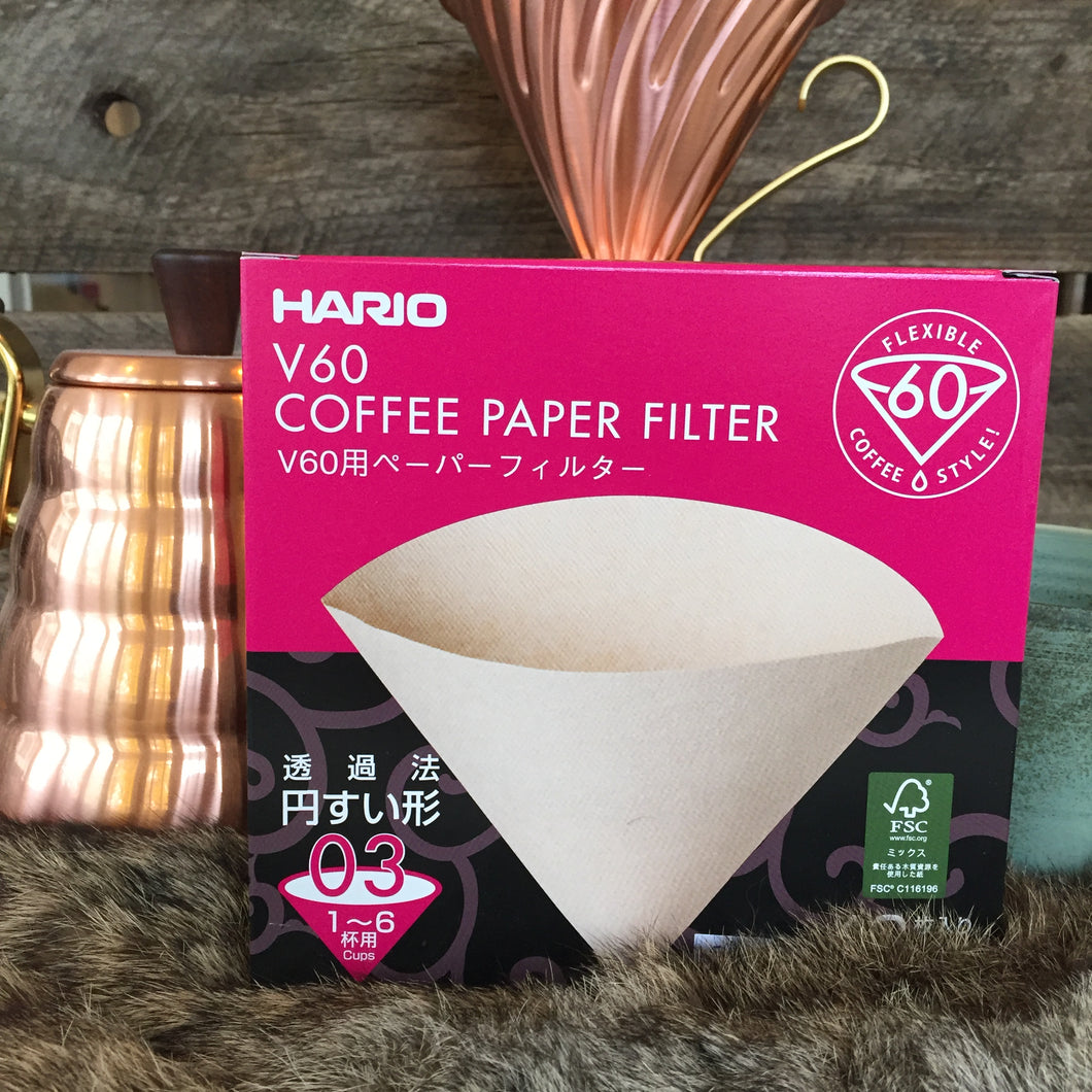Hario V60 kaffefiltre FSC papir, str. 03
