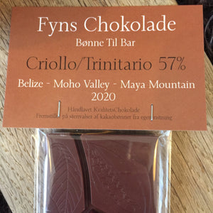 Criollo/Trinitaro 57% Chokoladebar